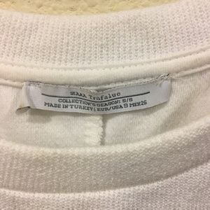 Zara Dresses - Zara white short sleeve patch dress Zara Dresses - Zara white short sleeve patch dress